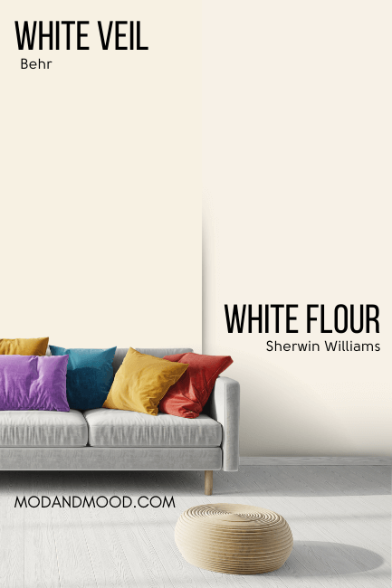 Behr White Veil vs Sherwin Williams White Flour
