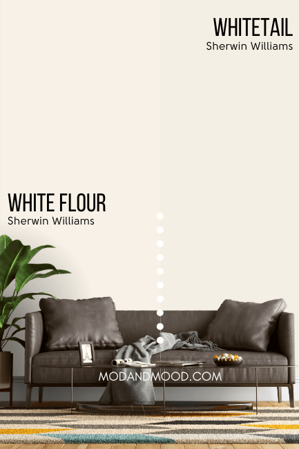 Sherwin WIlliams Whitetail vs White Flour