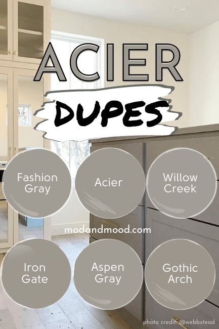 A selection of Acier dupes as outlined in the article