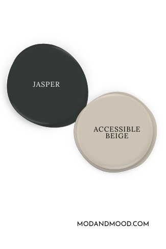 Jasper and Accessible Beige paint drops