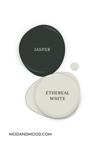 Jasper and Ethereal White paint drops