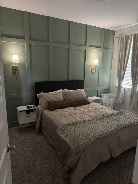 Behr Bitter sage board and batten