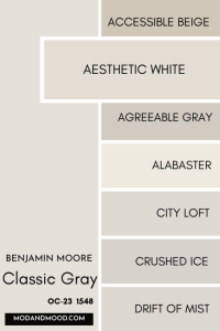 Classic Gray VS 60+ Other Popular Light Paint Colors (See it Compared ...