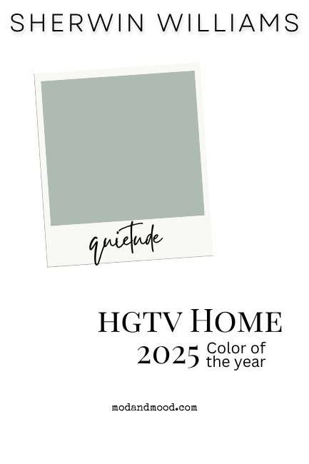 HGTV Home 2025 color of the year Quietude swatch