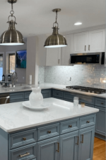 9 Stunning Blue Gray Cabinet Colors to Bring Calm to Your Kitchen - Mod ...