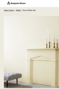 Dune White Benjamin Moore