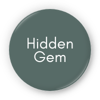 Paint dot swatch of Behr Hidden Gem.