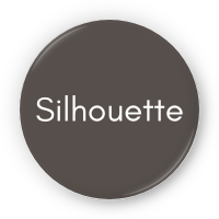 Paint dot swatch of Benjamin Moore Silhouette