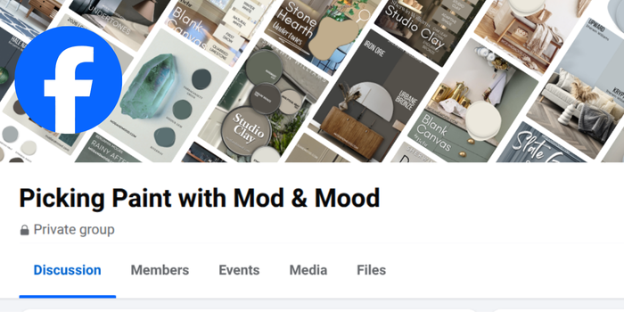 Facebook group cover photo and top of page