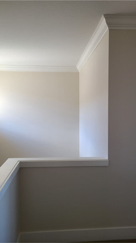 Maritime White in a stairwell