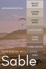 Sable Venture Color Sherwin Williams Sable is a True Chocolate Brown That Serves Serious ...