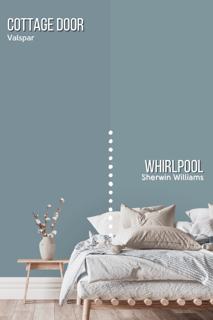Whirlpool vs Cottage Door on walls in a bedroom